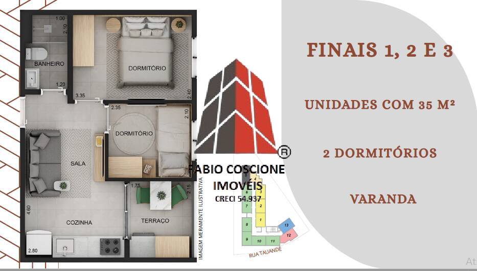 Apartamento, 2 quartos, 41 m² - Foto 19