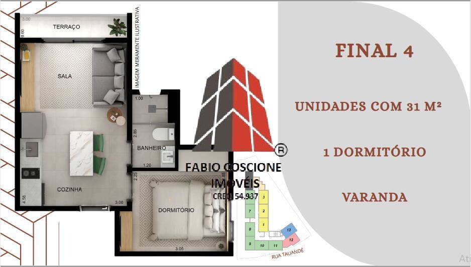 Apartamento, 2 quartos, 41 m² - Foto 20