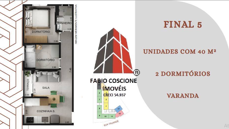 Apartamento, 2 quartos, 41 m² - Foto 21