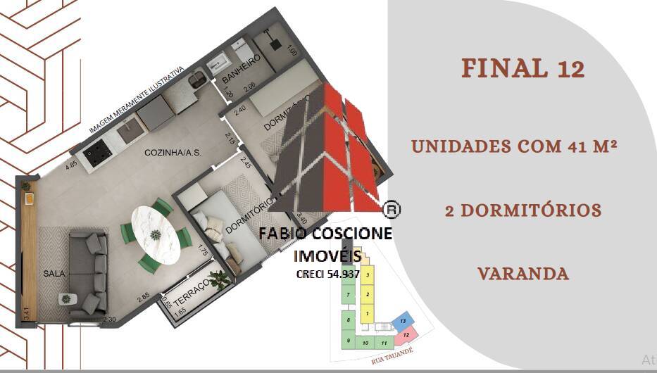 Apartamento, 2 quartos, 41 m² - Foto 23