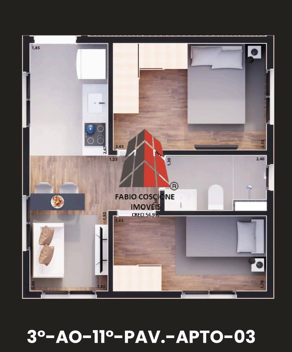 Apartamento, 1 quarto, 26 m² - Foto 10